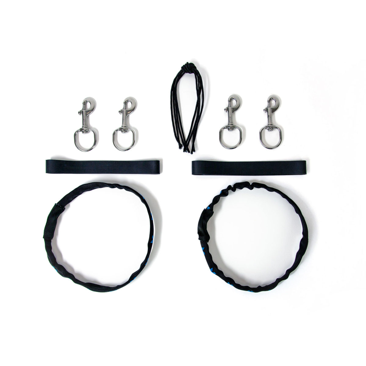 SM rigging kit includes 2 cylinder bands with nylon cover and two 1 inch bolt snaps